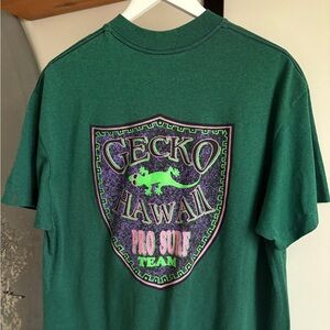 Vintage Gecko Hawaii Pro Surf Team shirt XL made in USA